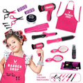 Girls' Play Hairdresser Kit with Accessories