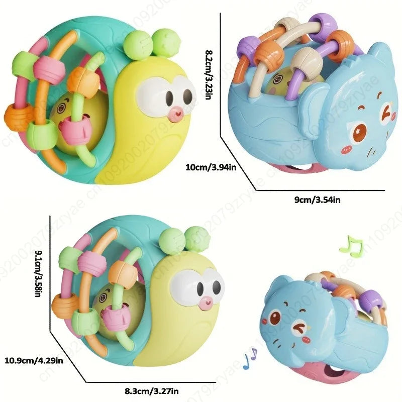 Baby Balls Rattle Comforter Toy Soft Hand Grasp Ball Educational Sensory Toys Activity Baby Crawling Toys 0 6 12 Months