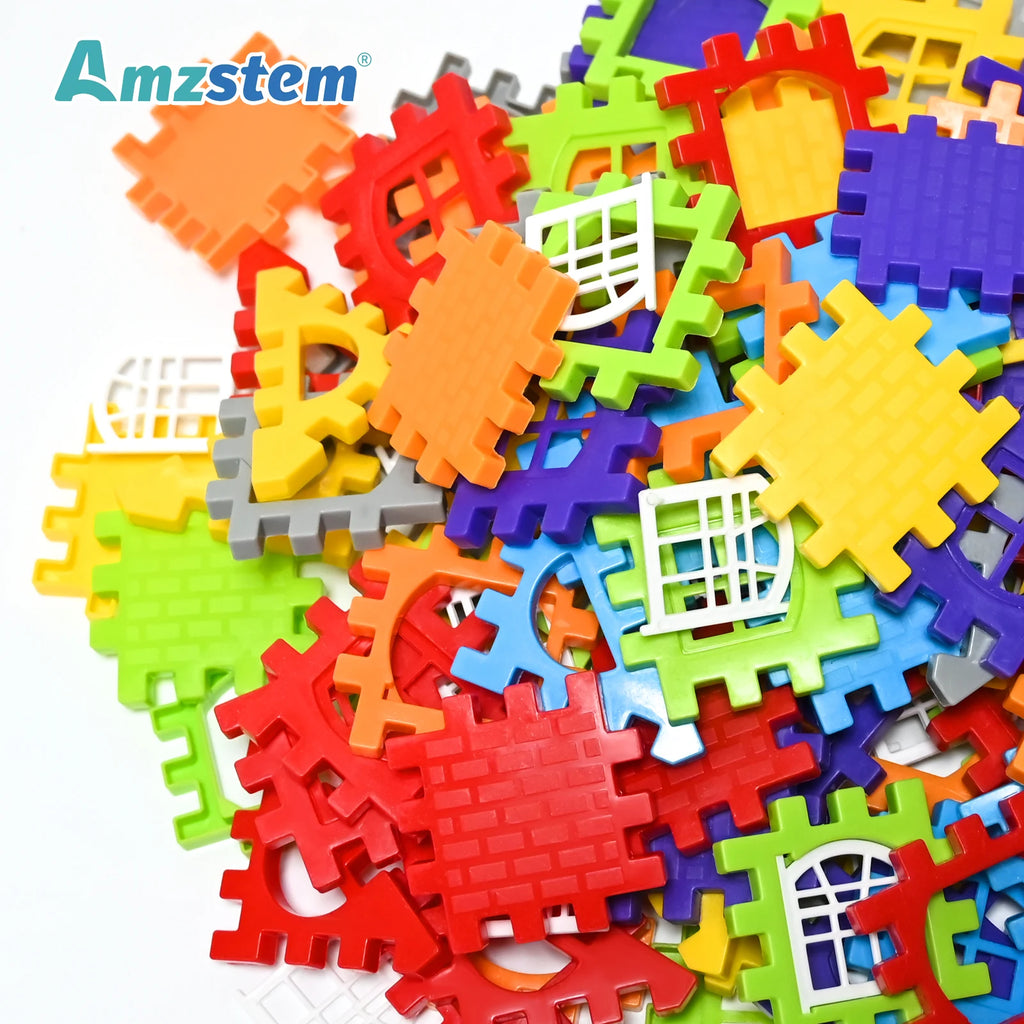 Large Scale House Building Blocks Simulation Window Design Construction Set Kindergarten Toys For Boys And Girls Gift