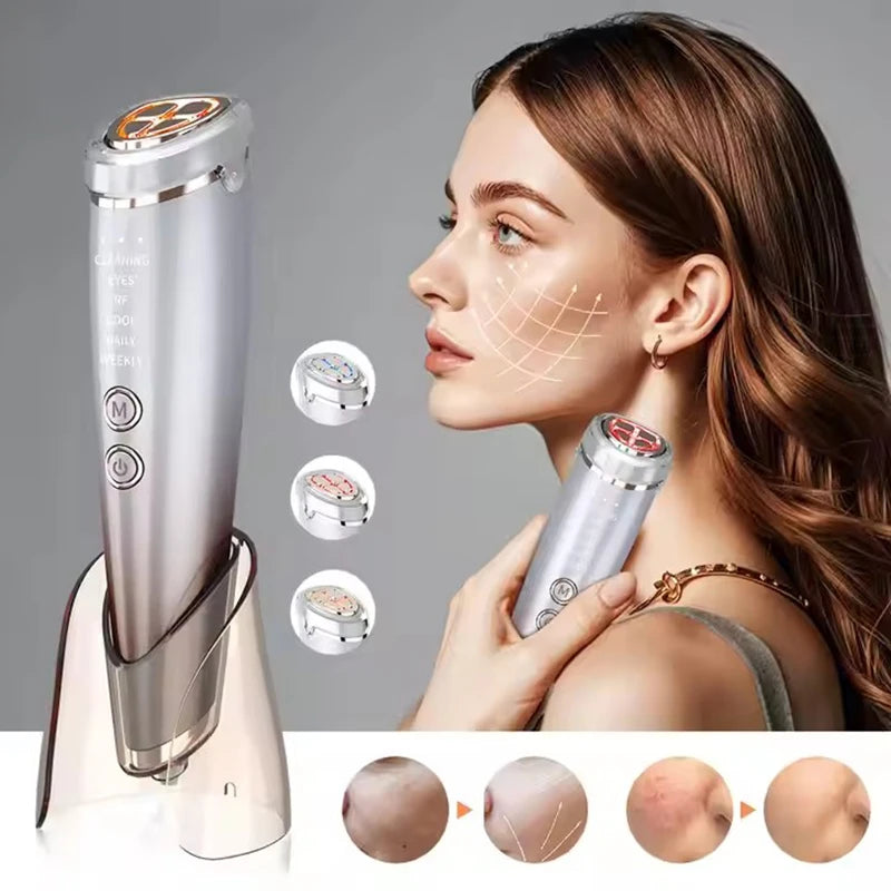 Home Beauty Instrument High Frequency Lifting Machine RF Face Massager Skin Care Tool for hifu Facial Lifting and Eye Tightening