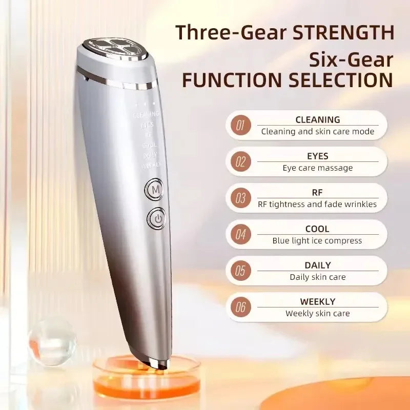 Home Beauty Instrument High Frequency Lifting Machine RF Face Massager Skin Care Tool for hifu Facial Lifting and Eye Tightening